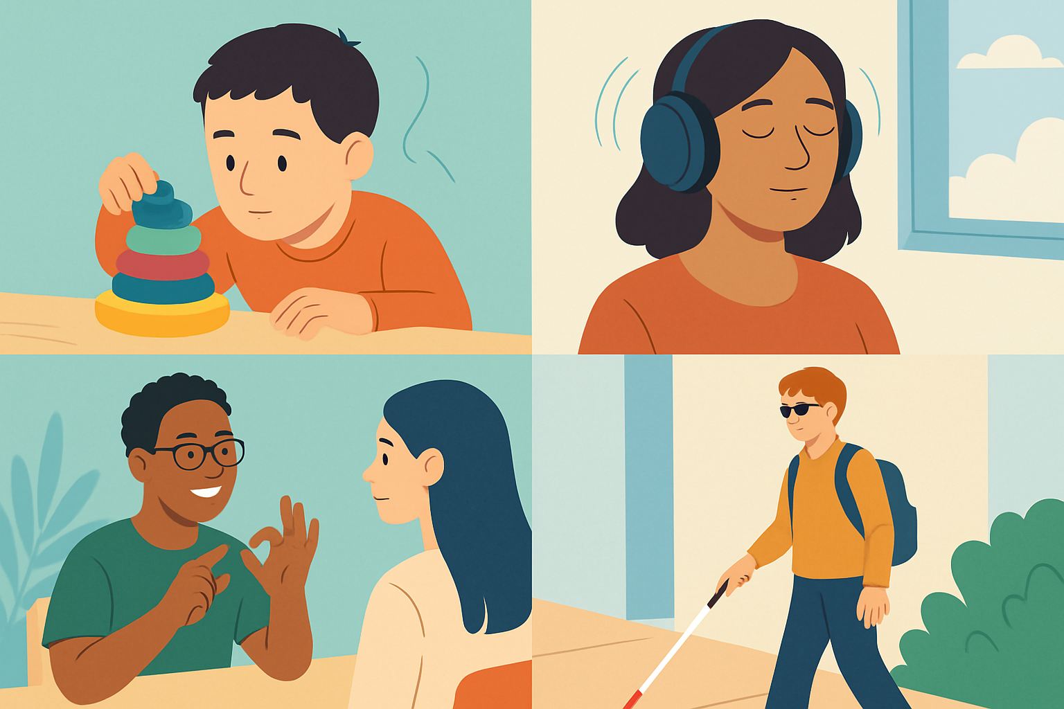 Different Forms of Autism on the Spectrum