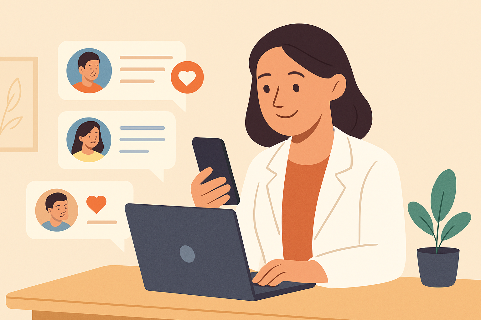 Engaging social media interaction helps grow your private practice client base.