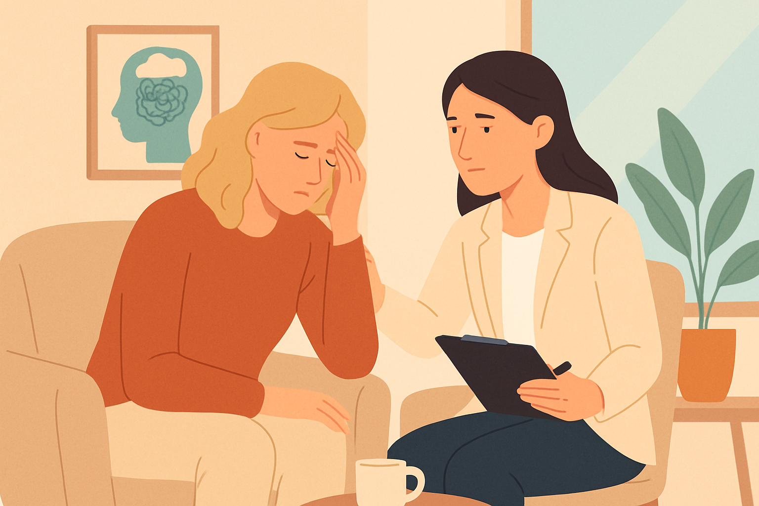 Supporting a loved one during therapy to encourage treatment and recovery.